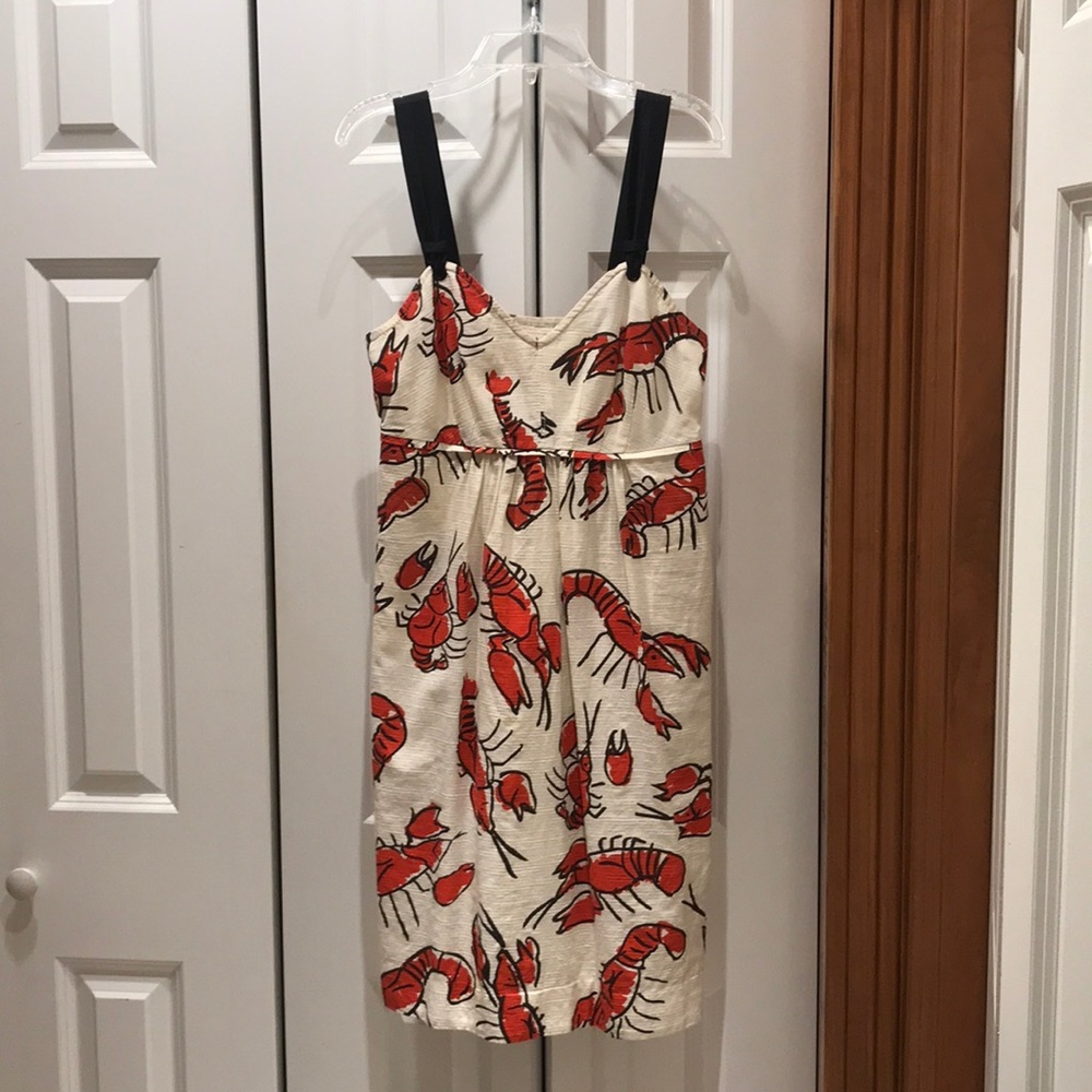Anthropologie Lobster dress